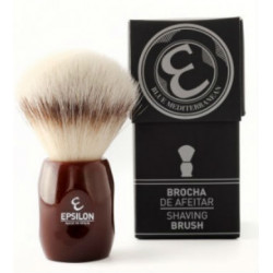 Epsilon Sythetic Silvertip Fiber Shaving Brush