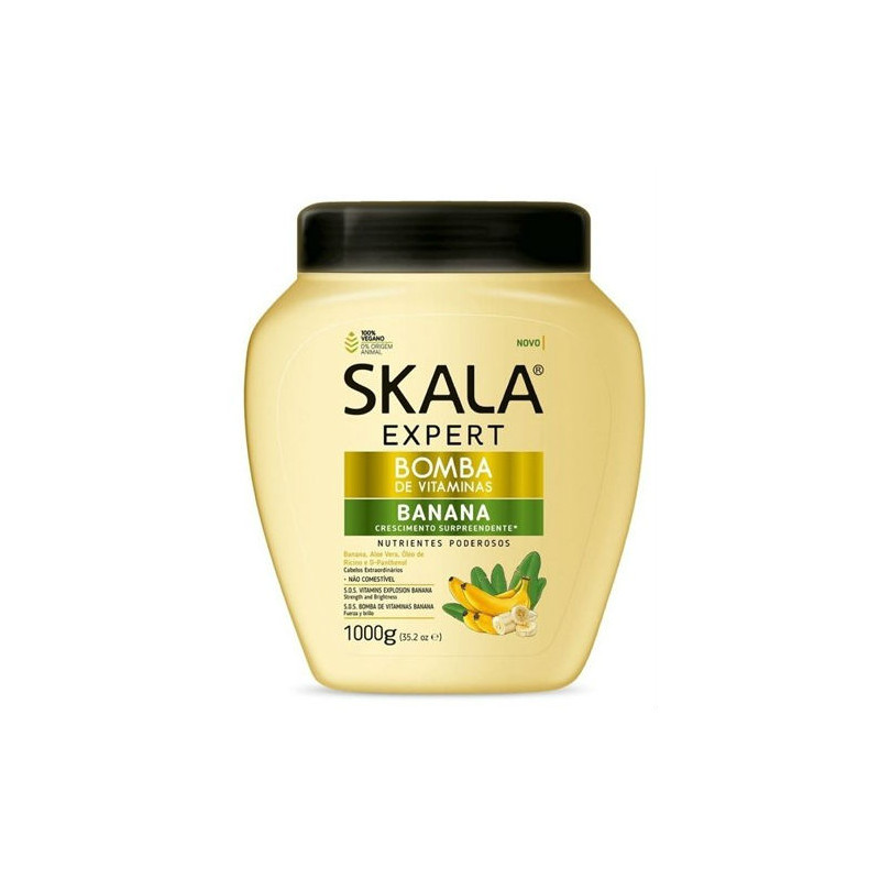 Skala Bomb Vitamins Banana Conditioning Cream (1000ml) Skala Bomb Vitamins Banana Conditioning Cream (1000ml)
