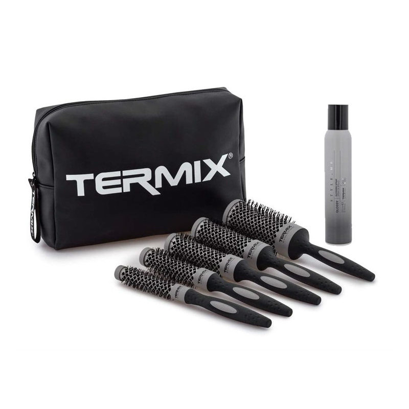 Termix Pack Brush Evo Basic 5Uds + Shine Spray Termix Pack Brush Evo Basic 5Uds + Shine Spray