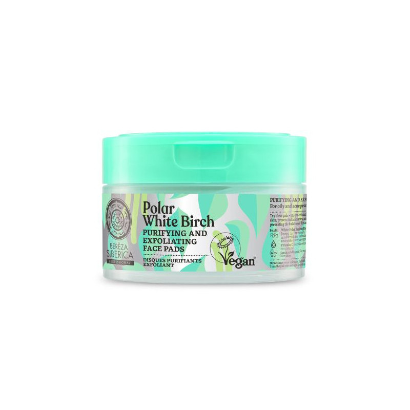 Natura Siberica Berëza Purifying and Exfolianting Face Pads (20Uds)