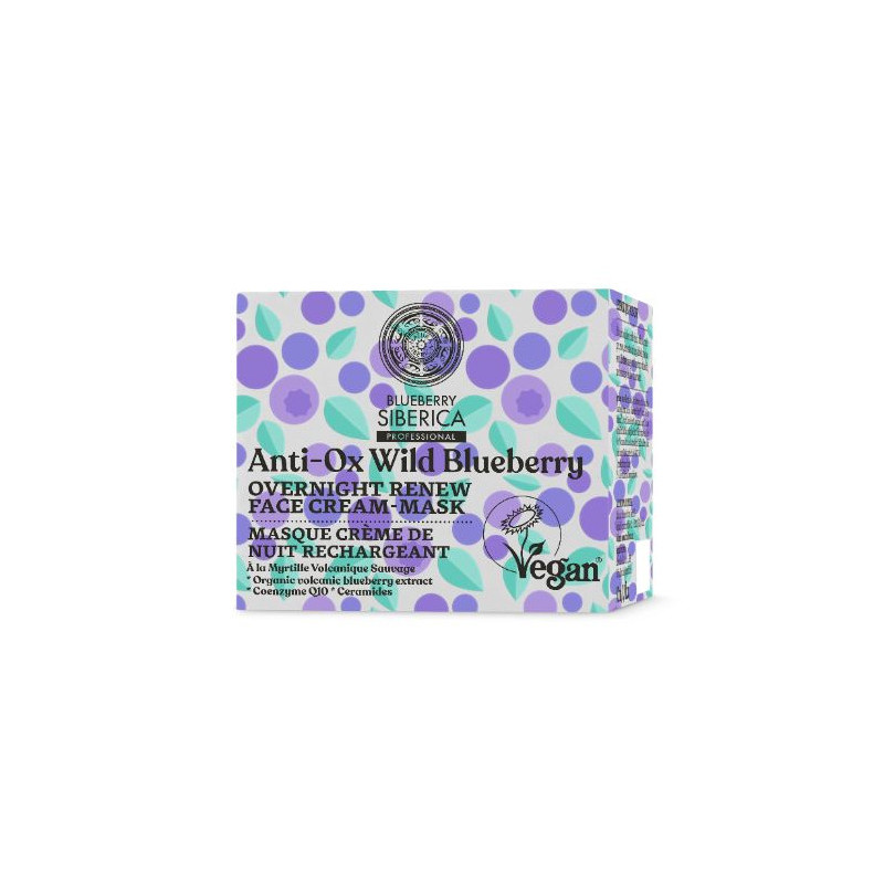 Natura Siberica Blueberry Overnight Renew Face Cream-Mask (50ml)
