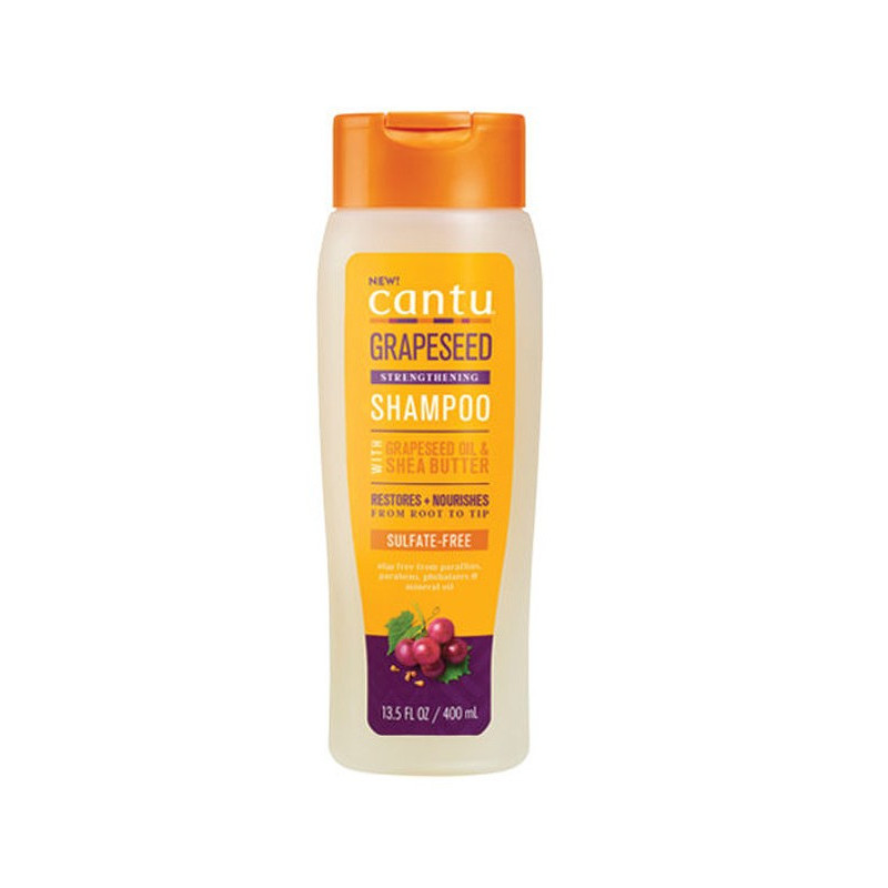 Cantu Grapeseed Strengthening Shampoo Sulfate Free (400ml) Cantu Grapeseed Strengthening Shampoo Sulfate Free (400ml)