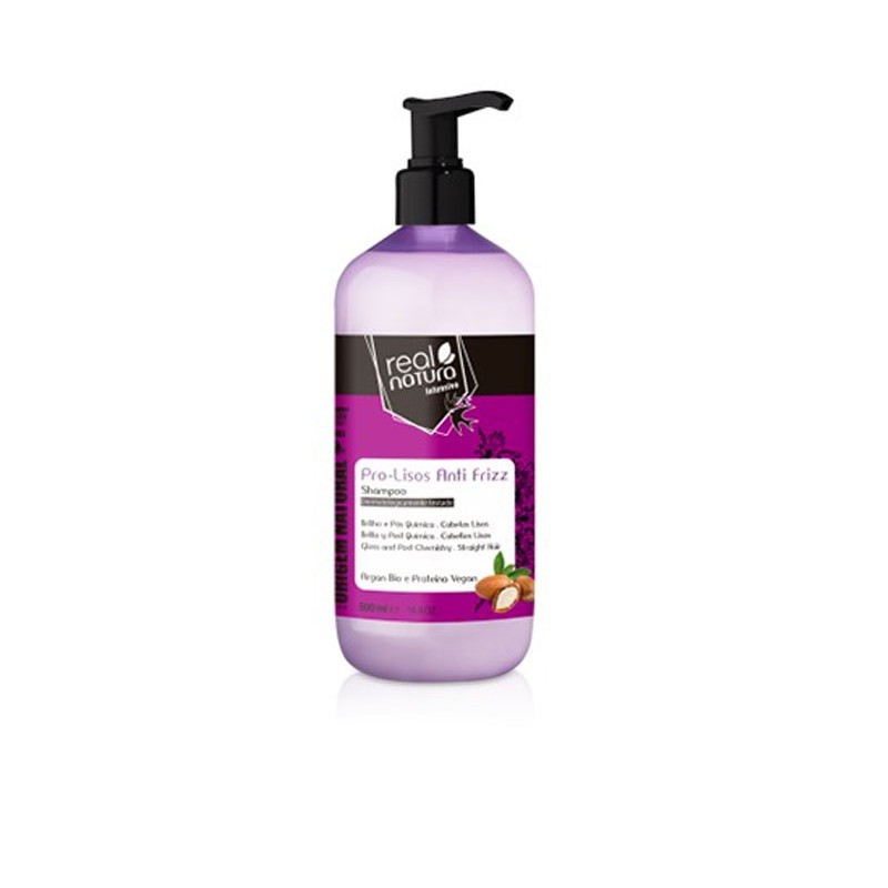 Real Natura Pro-Lisos Anti Frizz Argan Shampoo (500ml)