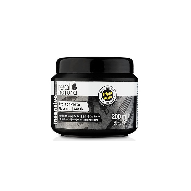 Real Natura Pro- Cor Preto Salt Free Mask (200ml) Real Natura Pro- Cor Preto Salt Free Mask (200ml)