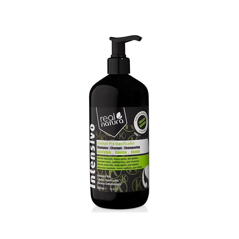 Real Natura Pro-Danificados Keratina Salt-Free Shampoo (500ml) Real Natura Pro-Danificados Keratina Salt-Free Shampoo (500ml)