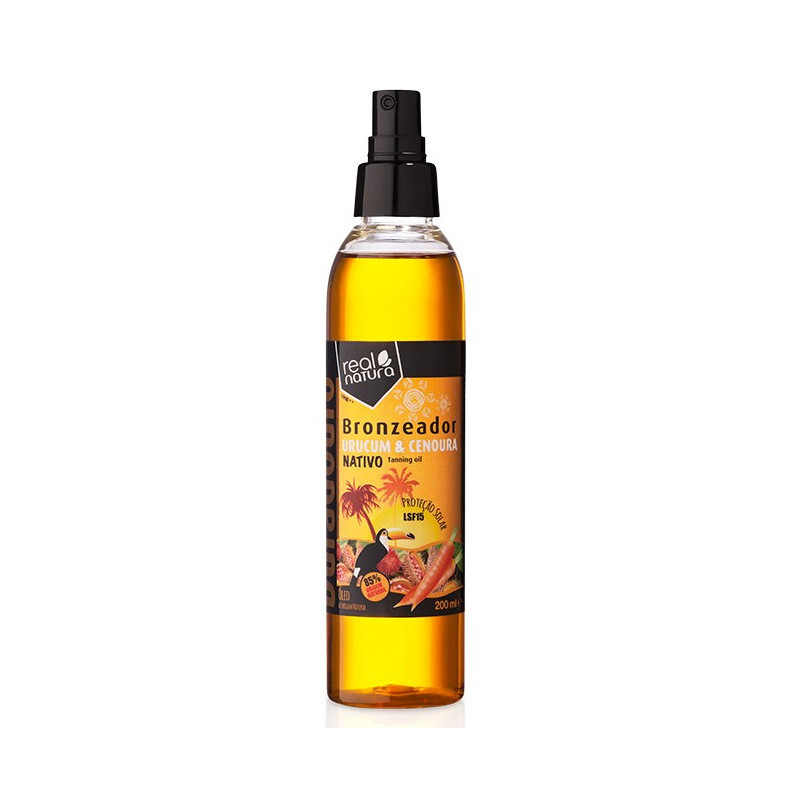 Real Natura Urucum+Ceneura Tanning Oil LSF15 (200ml) Real Natura Urucum+Ceneura Tanning Oil LSF15 (200ml)