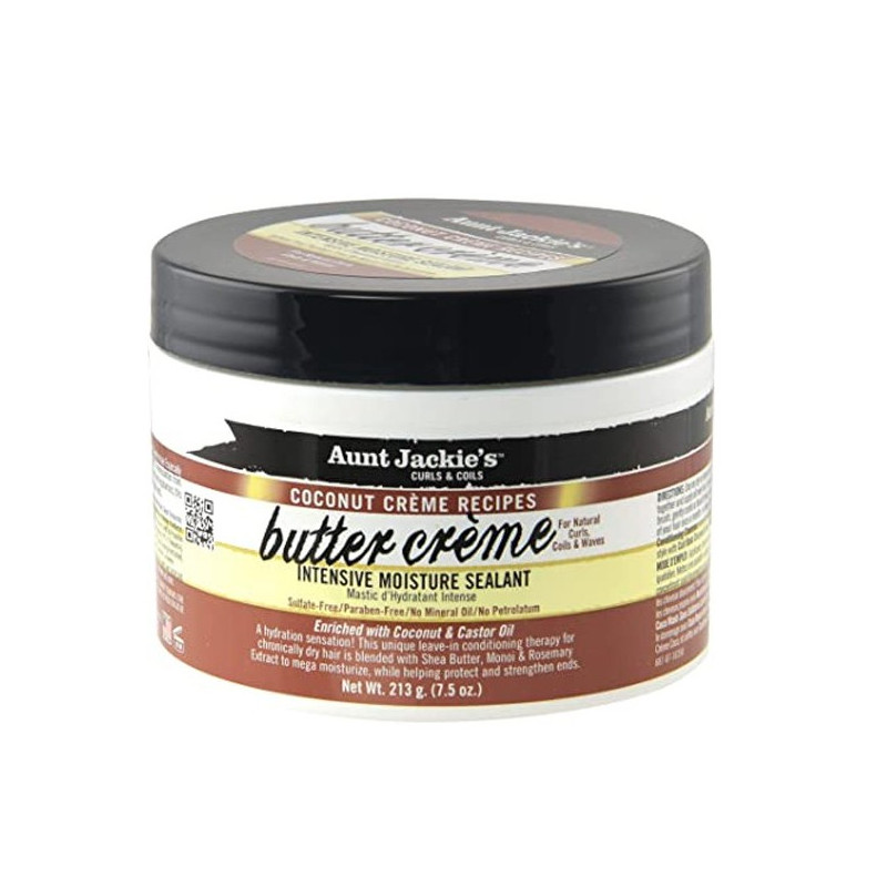 Aunt Jackie's Coconut Butter Crème Intensive Moisture Sealant (213gr)