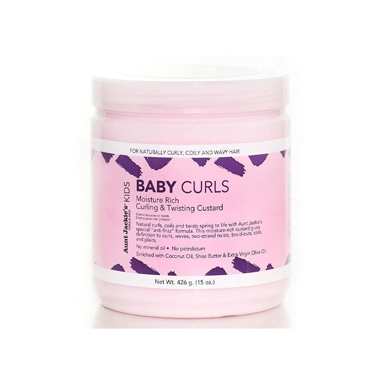 Aunt Jackie's Kids Baby Girl Curls Curling & Twisting Custard (426gr)