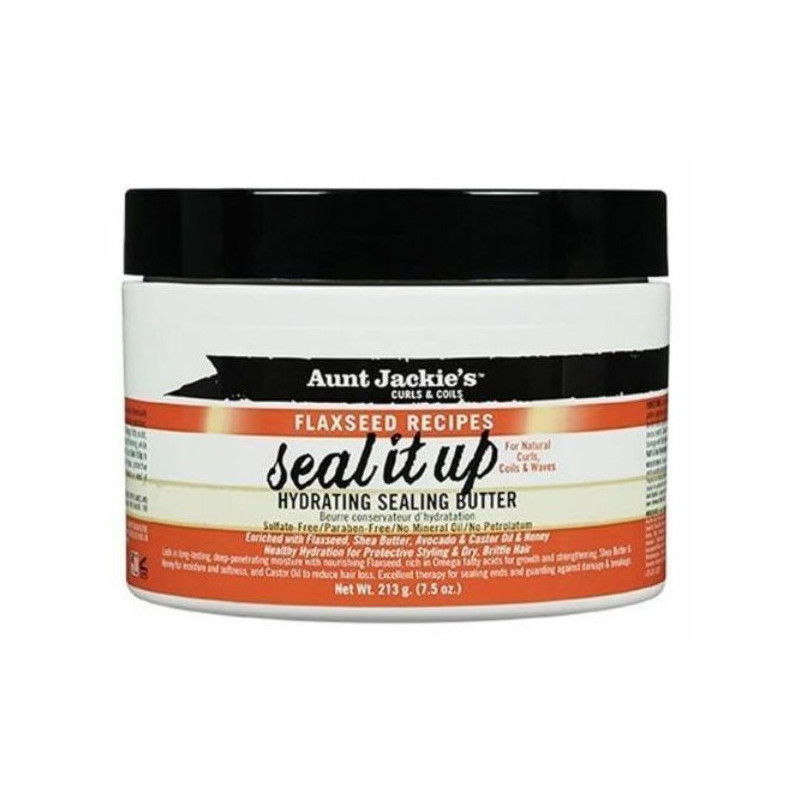 Aunt Jackie's Flaxseed Recipes Seal It Up Hydrating Sealing Butter (213gr) Aunt Jackie's Flaxseed Recipes Seal It Up Hydrating Sealing Butter (213gr)
