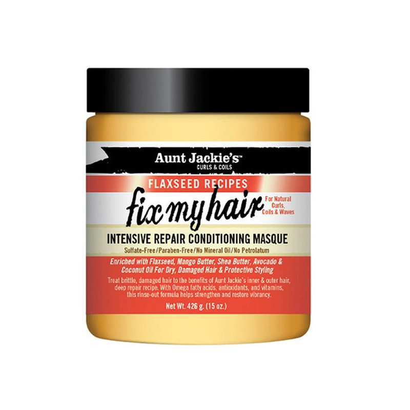 Aunt Jackie's Flaxseed Recipes Fix My Hair Intensive Repair Conditioning Masque (426gr)