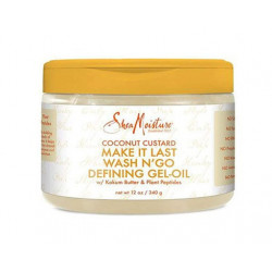 Shea MoistureCoconut Custard Make It Last Wash N' Go Defining Gel-Oil (340gr)