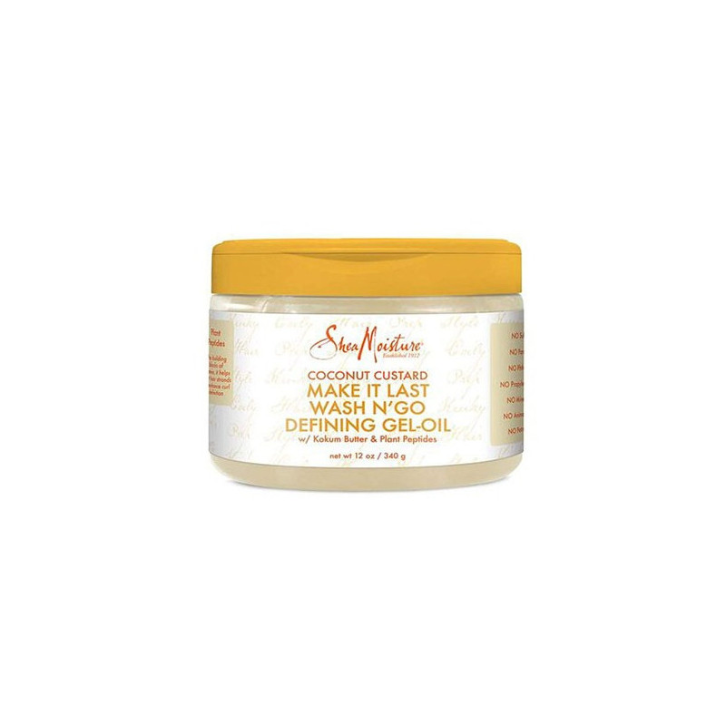 Shea MoistureCoconut Custard Make It Last Wash N' Go Defining Gel-Oil (340gr)