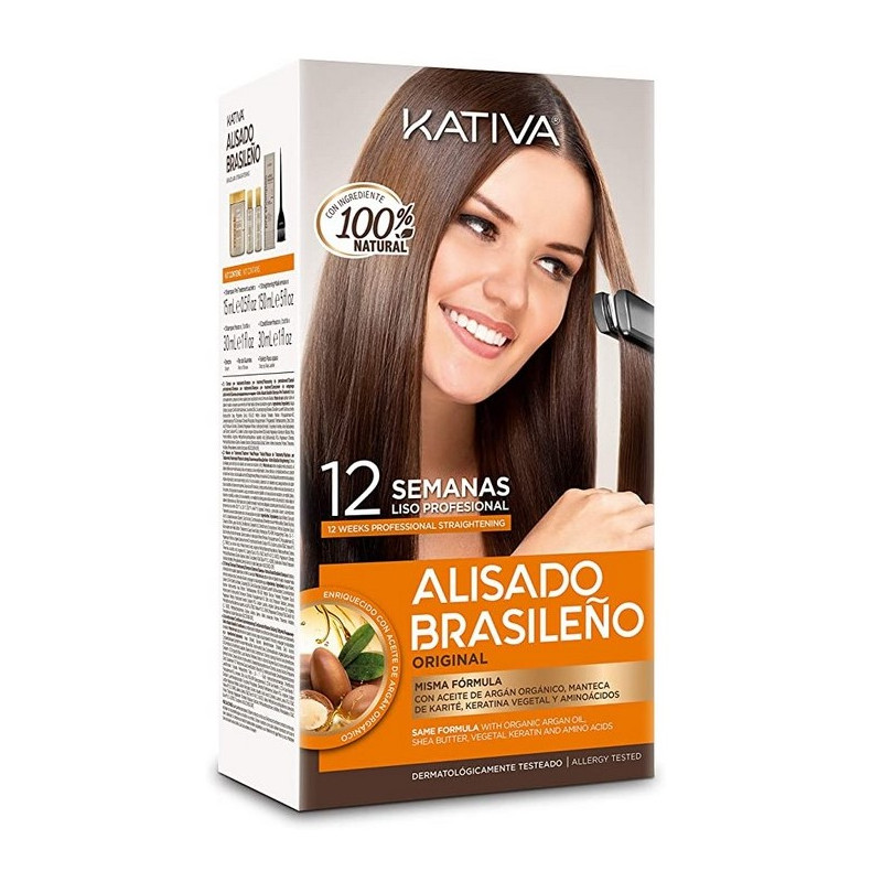 Kativa Keratin & Argan Oil Kit Brazilian Straightening (alisado brasileño) Kativa Keratin & Argan Oil Kit Brazilian Straightening (alisado brasileño)