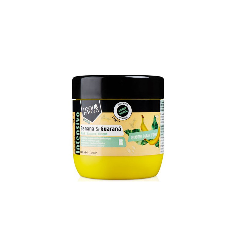 Real Natura Super Hair Food Banana e Guaraná Mask (500ml)