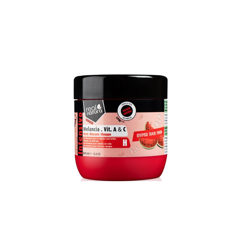Real Natura Super Hair Food Melância Vitamina A+C Mask (500ml) Real Natura Super Hair Food Melância Vitamina A+C Mask (500ml)