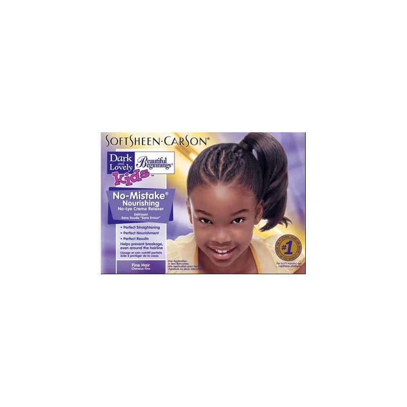 Dark and Lovely Kids Straightening Relaxer Kit For Fine Hair Girls Dark and Lovely Kids Straightening Relaxer Kit For Fine Hair Girls