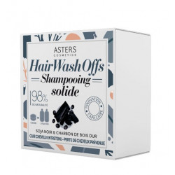Asters Cosmetics Solid Shampoo Black Soy and Hardwood Charcoal (100gr)
