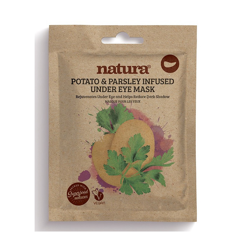 Natura Potato & Parsley Infused Under Eye Mask (3x3,5gr) Natura Potato & Parsley Infused Under Eye Mask (3x3,5gr)