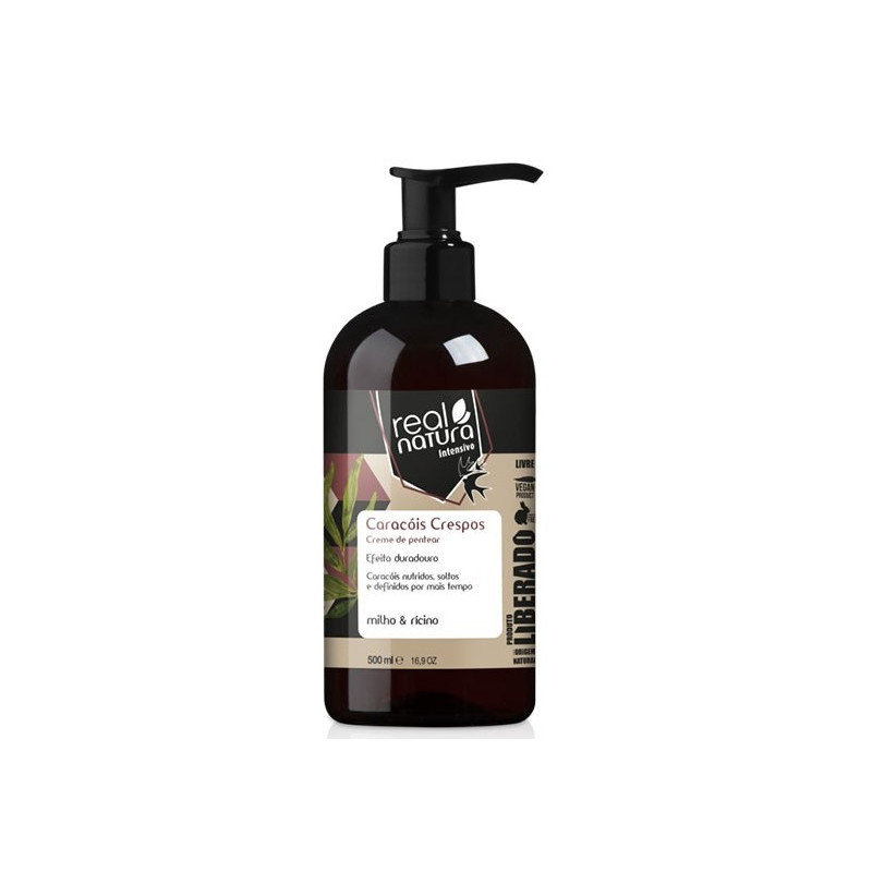 Real Natura Caracois Crespos Styling Cream (500ml) Real Natura Caracois Crespos Styling Cream (500ml)