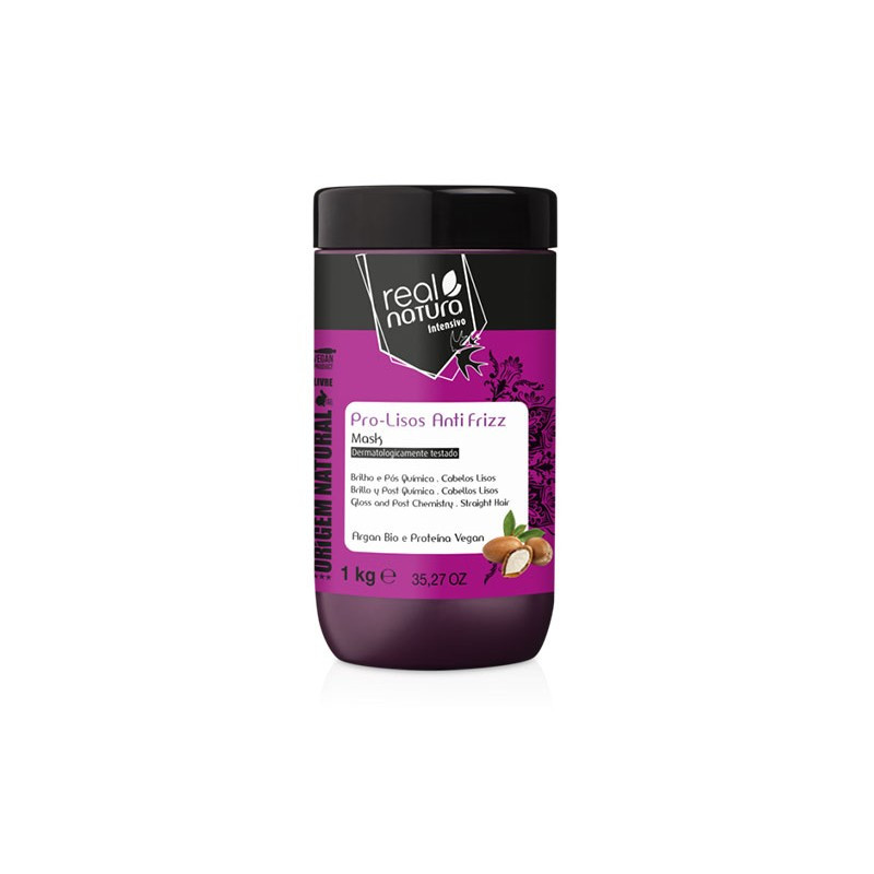 Real Natura Pro-Lisos Anti Frizz Argan Mask (1Kg)