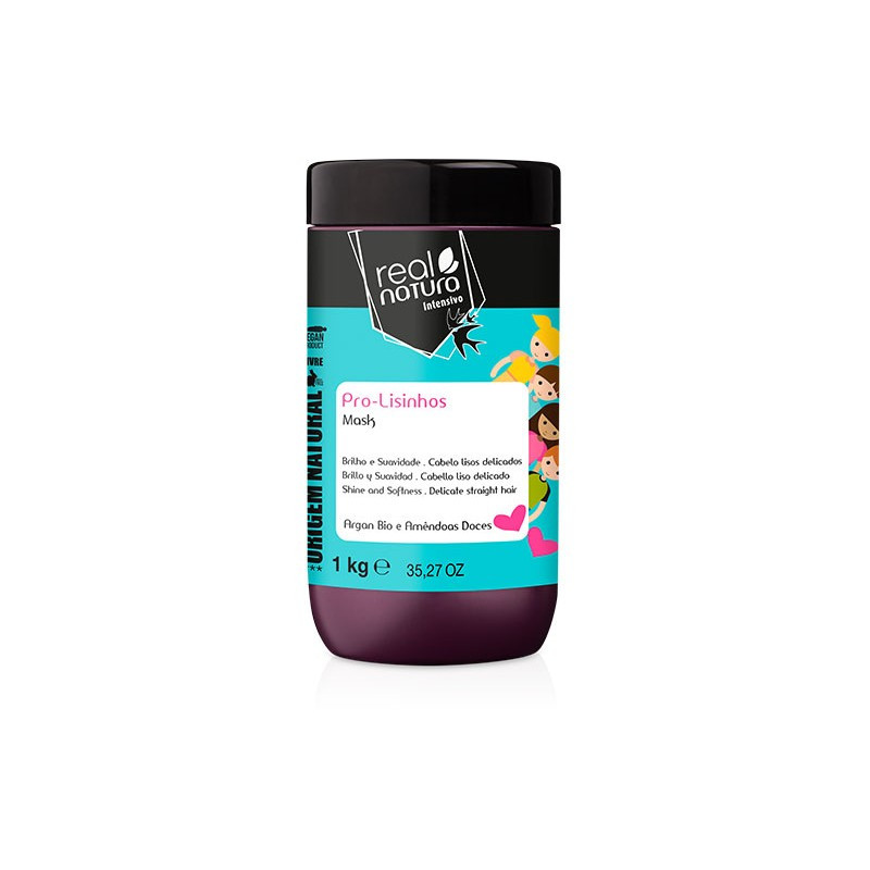 Real Natura Pro-Lisinhos Anti-Frizz Máscara (1Kg) Real Natura Pro-Lisinhos Anti-Frizz Máscara (1Kg)