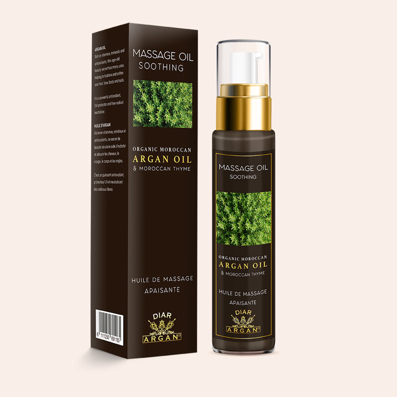Diar Argan Soothing Massage Oil Argan With Thyme