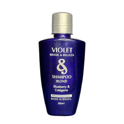 Brasil & Belleza Violet Blueberry and Collagen Blond Shampoo Salt-free (260ml)