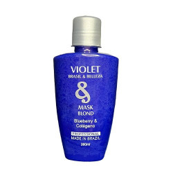Brasil & Belleza Violet Blueberry and Collagen Blond Mask (260ml)