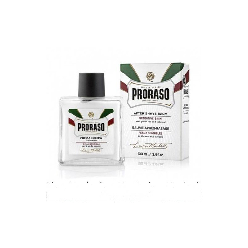 Proraso White Line After Shave Cream Lotion Green Tea/Avena (100ml)