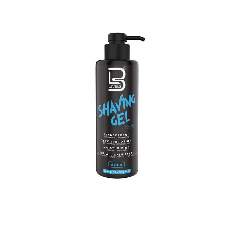L3vel3 Shaving Gel Aqua (500ml) L3vel3 Shaving Gel Aqua (500ml)