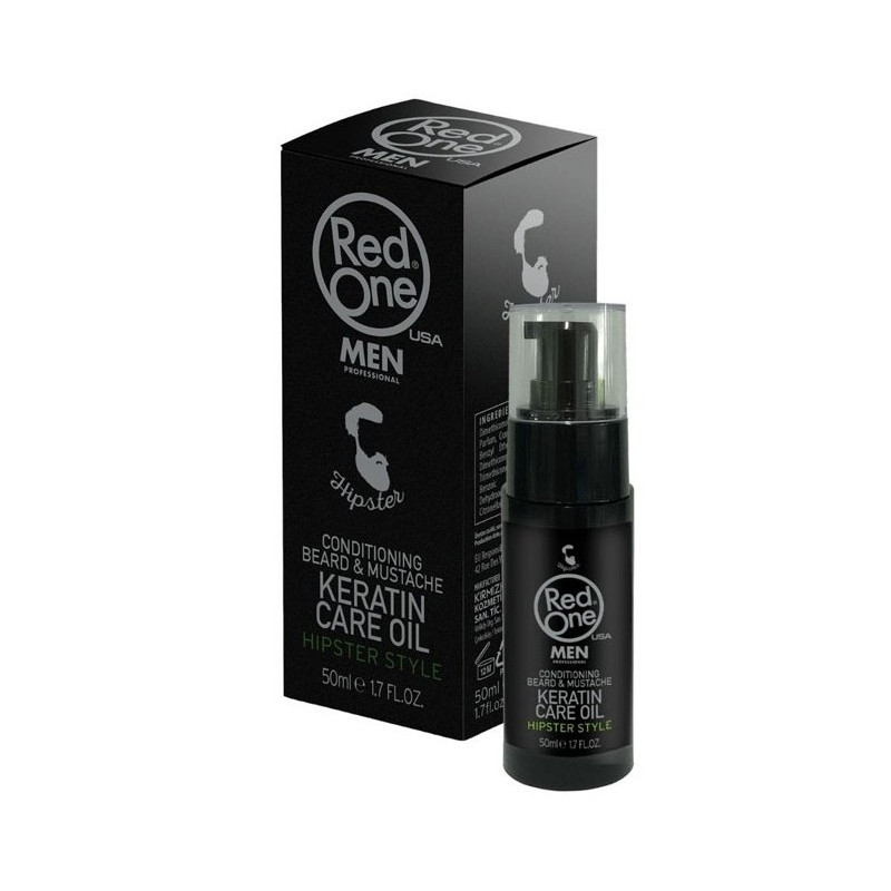 Red One Conditioning Beard & Mustache Keratin Care Oil (50ml) Red One Conditioning Beard & Mustache Keratin Care Oil (50ml)