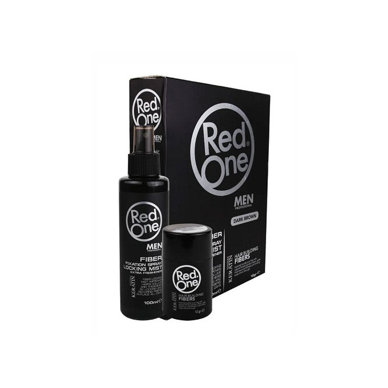 Red One Fiber Fixation Spray Dark Brown Red One Fiber Fixation Spray Dark Brown