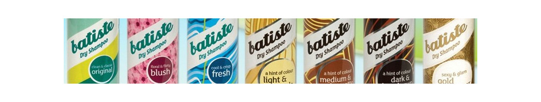 Catalog from Batiste of Dry Spampoos