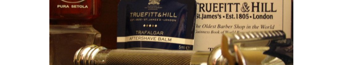 Catalog from Truefitt & Hill for beard, mustache, hair and shave care